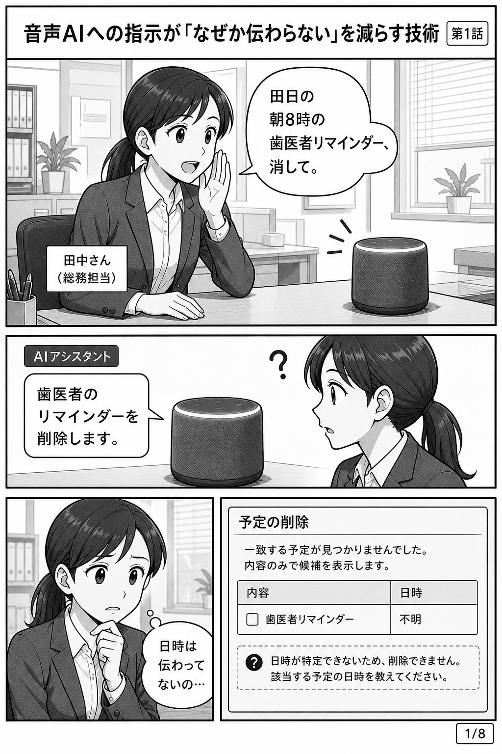 漫画1ページ