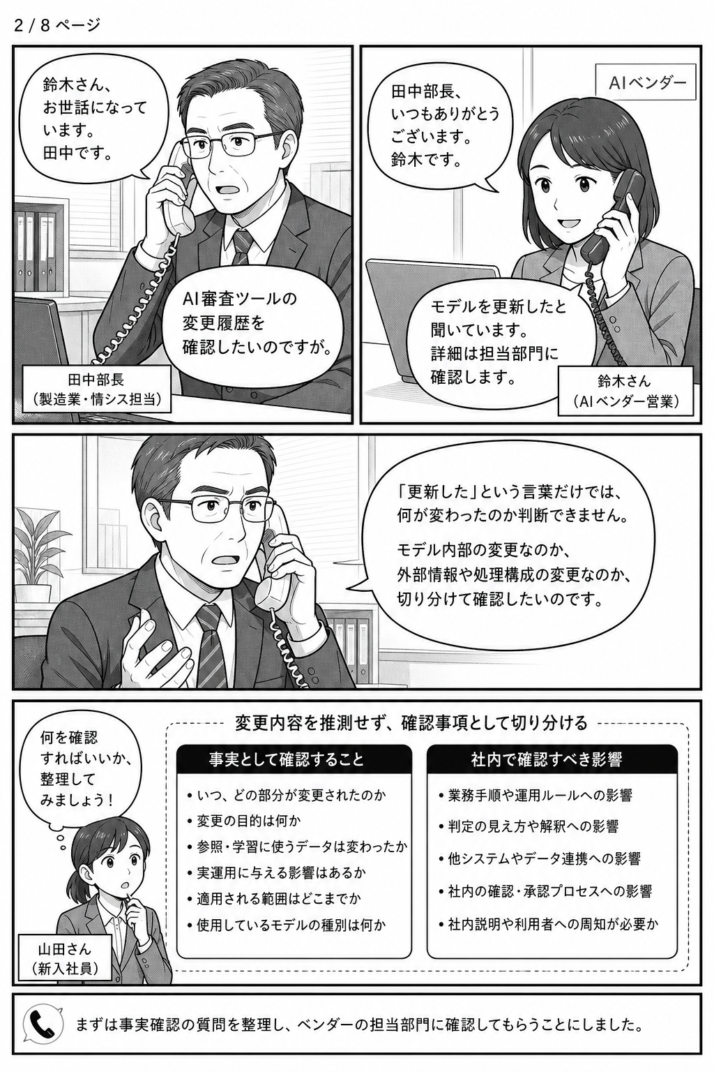 漫画2ページ